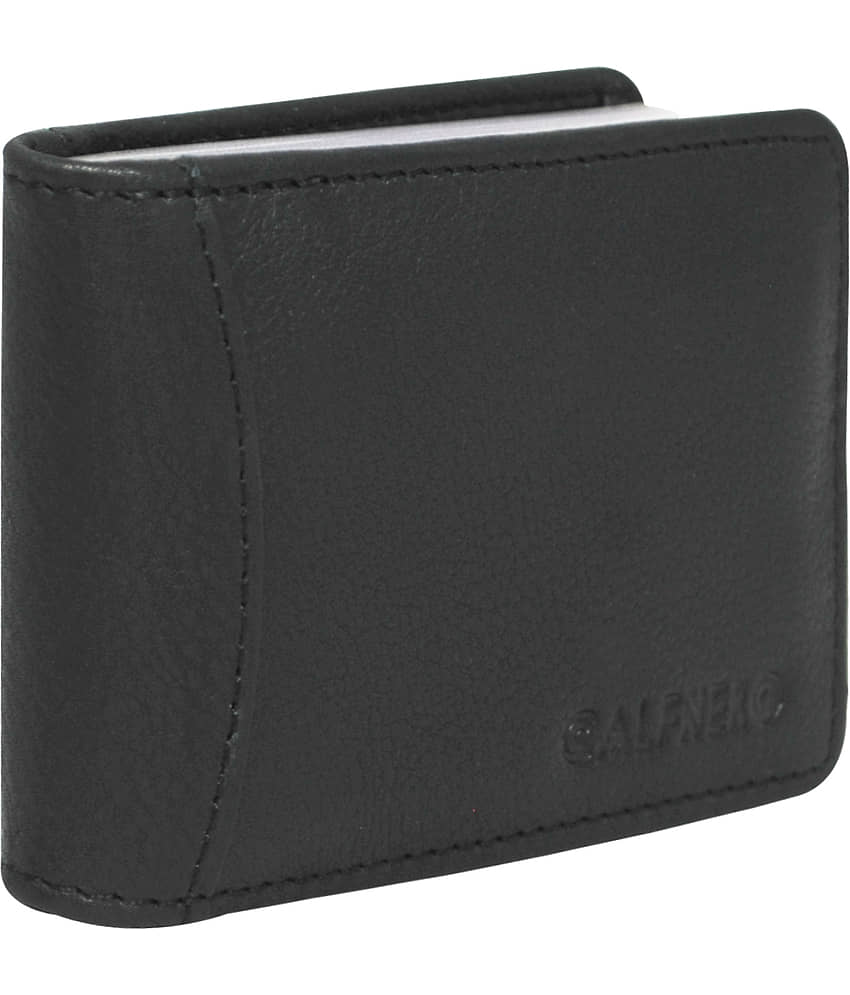 Calfnero Genuine Leather Card Case wallet view 2