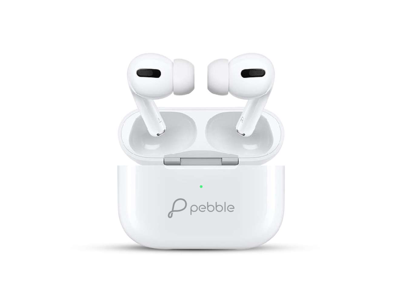 Pebble Echo Buds Power full Sound, Passive Noise Cancellation Auto Pairing, Type-C Charging, Handsfree Call - Black view 2