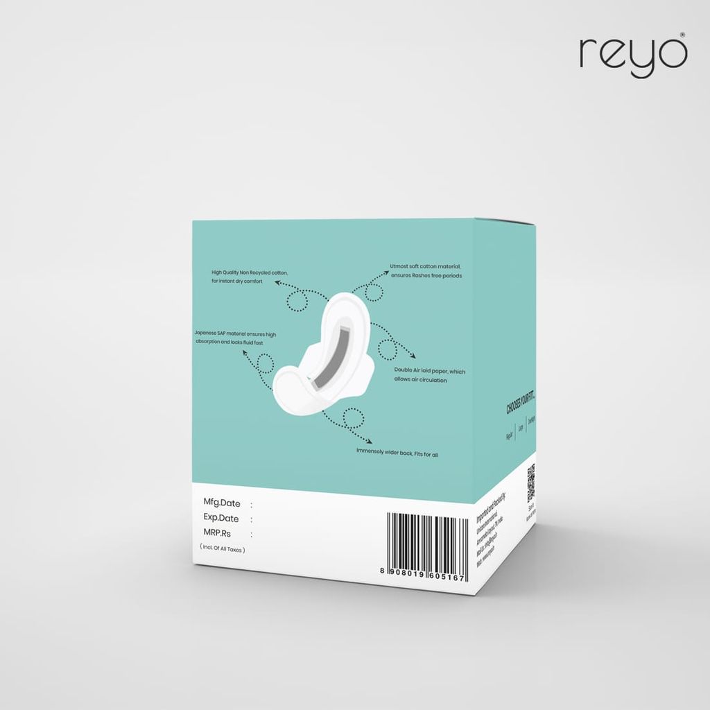 Reyo Ultra Thin Anion Sanitary Napkins(240mm-18pads) view 2