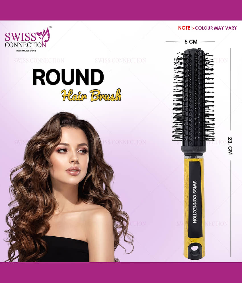 Swiss Connection Round Brush For Thick ( Pack of 1 ) view 2