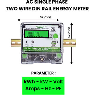 Single Phase Multifunctional Din Rail Energy Meter (10-40 A) - TMCB 01L view 2
