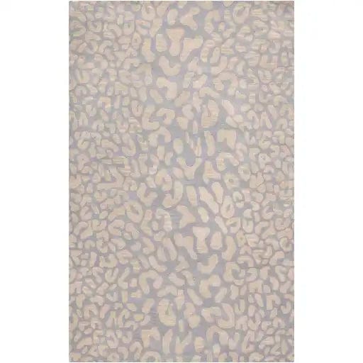 Hand Tufted Athena Gray and Beige Wool Rug view 2