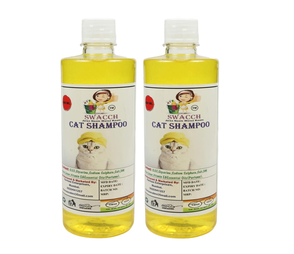 SWACCH CAT Shampoo (500ML) (Pack of 2) Lemon view 2