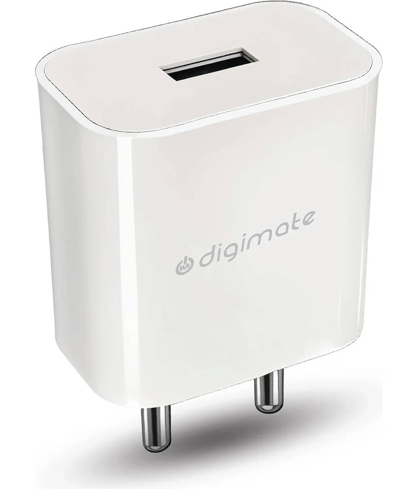 Digimate 15W Single USB Port Charger With Type-C Cable, Fast Charging Universal Compatibility (DG-ADP-1007) view 2