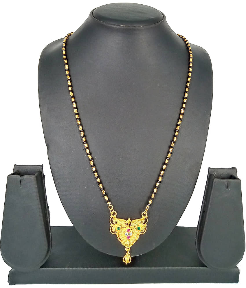 KRIMO Gold Plated Letest & Designer Mangalsutra For Women-100297 view 2
