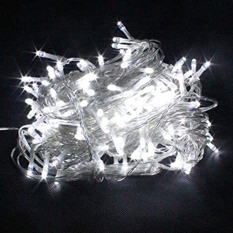 viva smart Led Rice Light for Decoration String and Series Light for Diwali Christmas Indoor Outdoor Decoration Bedroom Wedding, Birthday Party Patio,10meter 35 Foot (White) view 2