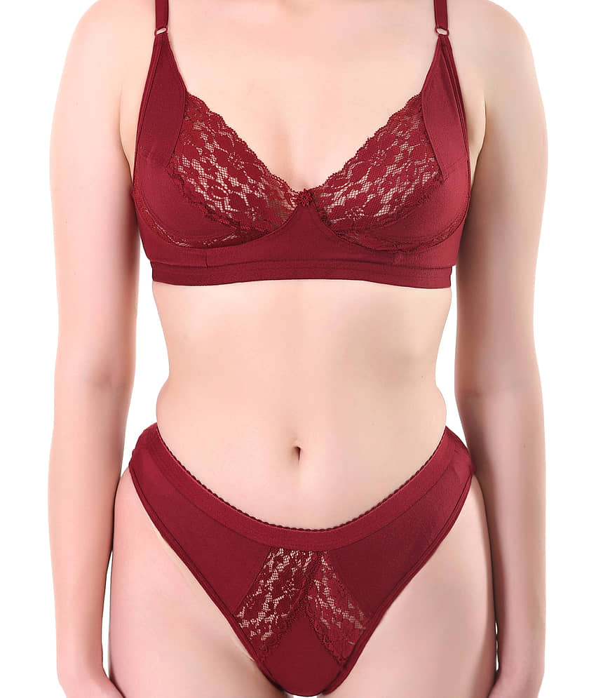 TCG Multi Color Cotton Lycra Bra & Panty Set view 2