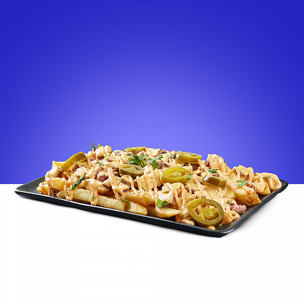 Chicken smash fries