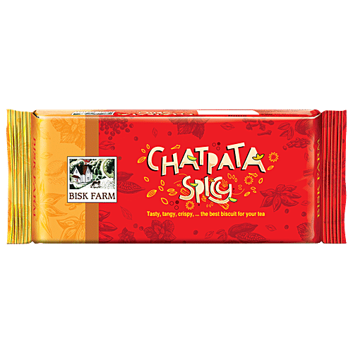 Bisk Farm Biscuit - Chatpata Spicy, 200 g Pouch