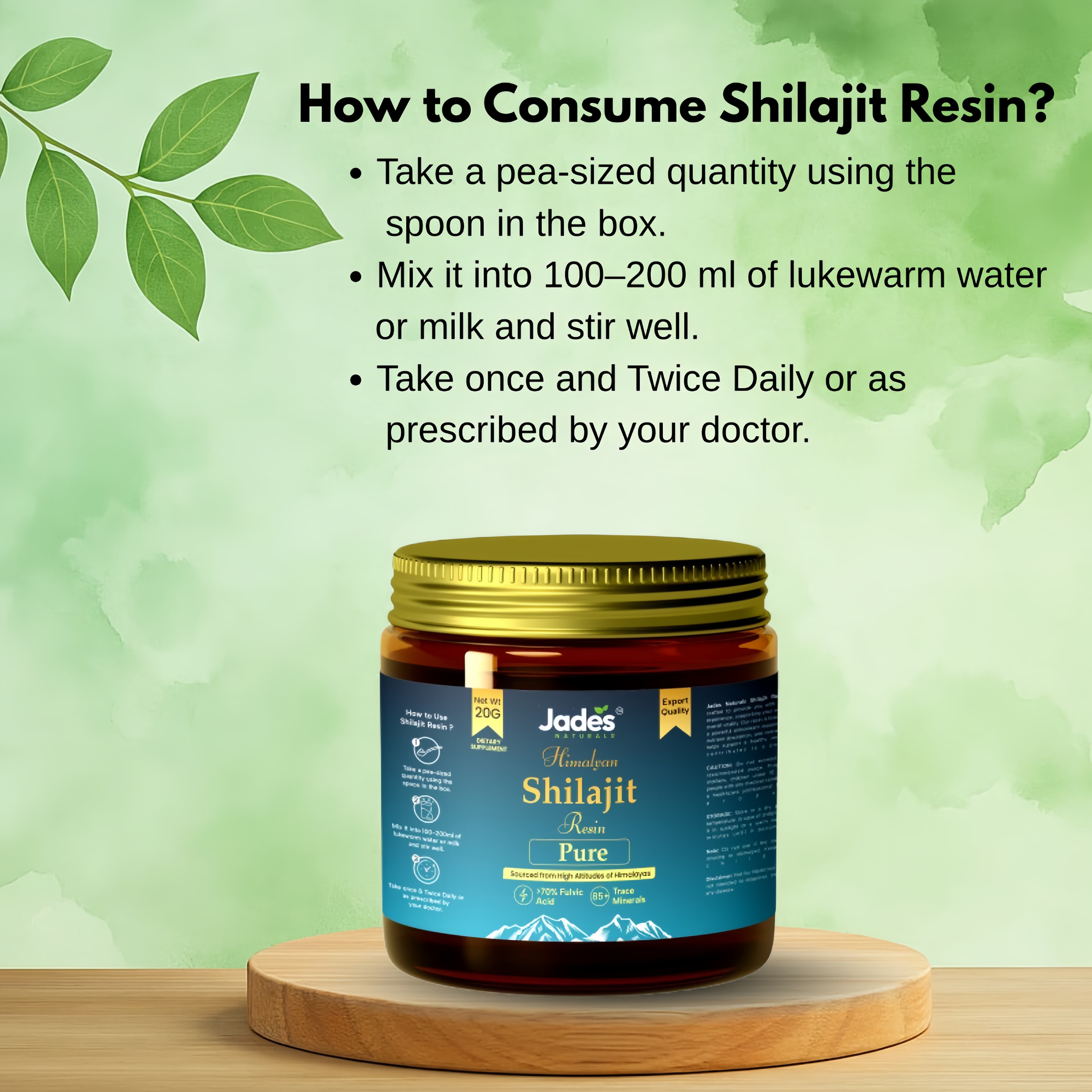 Pure Himalayan Shilajit Resin - 20 G view 2