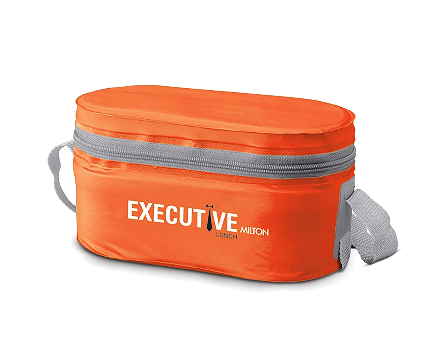 Milton Executive Lunch Insulated Tiffin, 2 Round Containers, 1 Oval Container 450 Ml (Orange) view 2