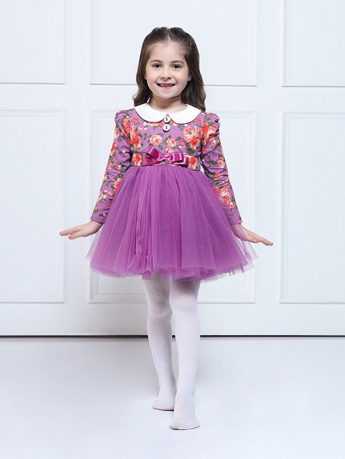 THE PONY & PEONY CO. Samaara - Girl Full Sleeves Dress