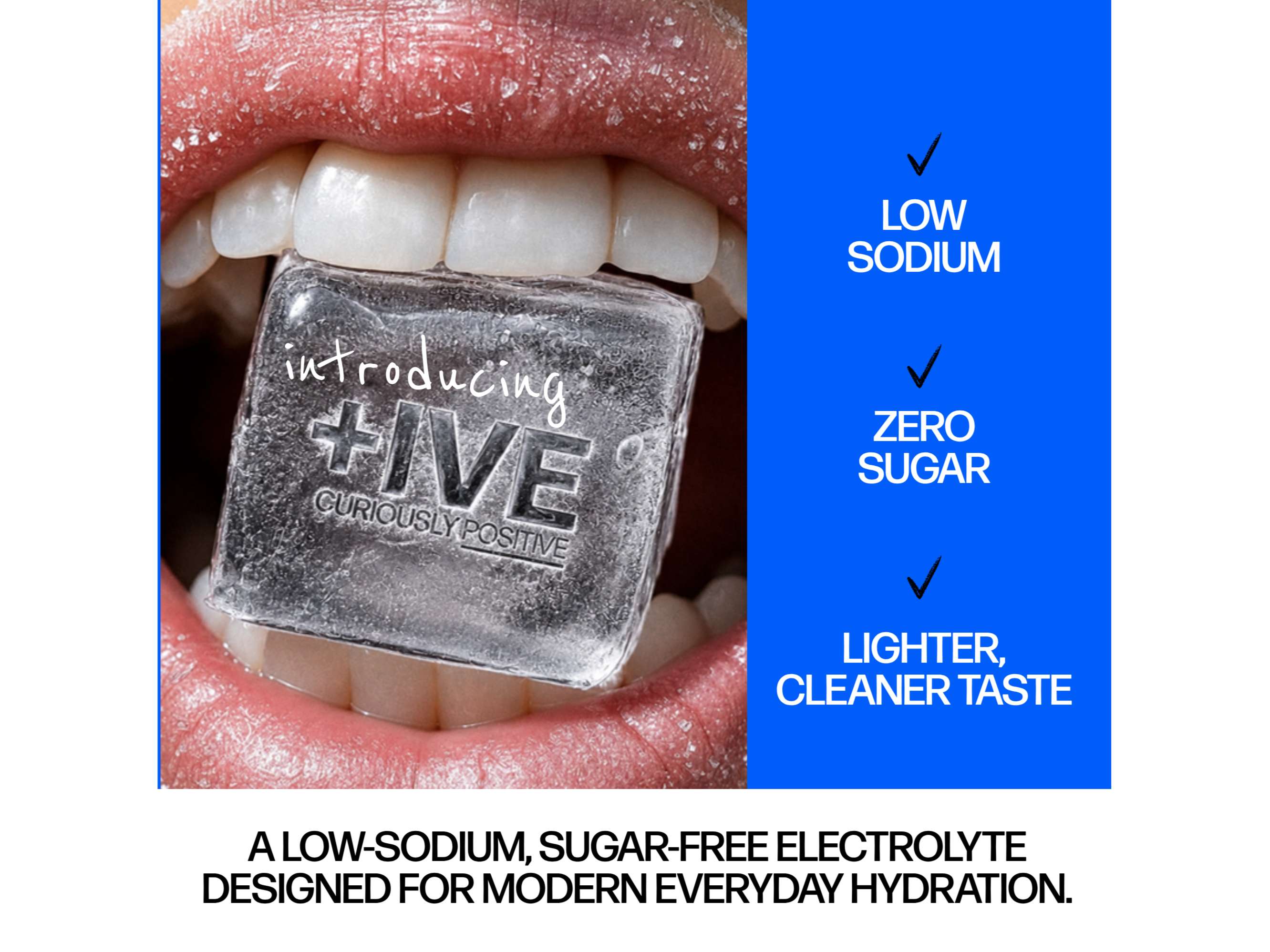 Curiously +IVE Electrolytes Drink Mix - Guava Flavour Pack - 80gm (4g x 20 Sachet)| Zero Sugar, Zero Carbs, Zero Calories, Hydration + Recovery Supplement view 2