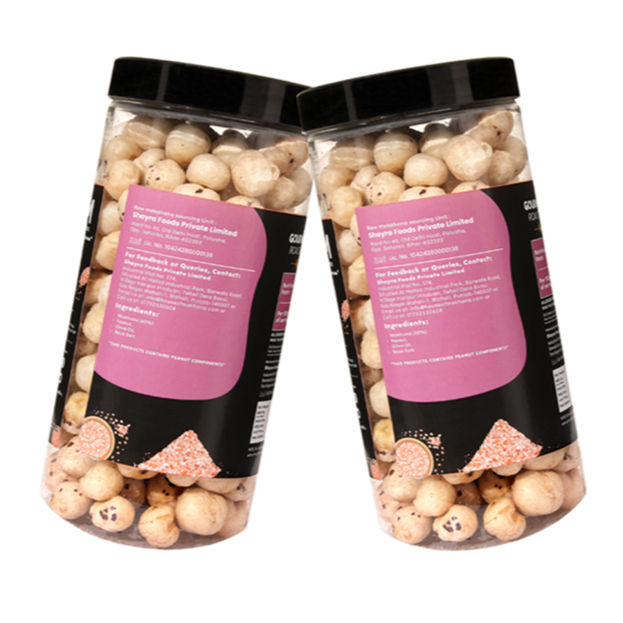 GOURMET MAKHANA Roasted in Olive Oil | Flavors Himalayan Salt | Combo Of 2, 65g Each. - 130 gm view 2