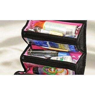 GADGETBUCKET 4 IN 1 TRAVEL BUDDY ROLL N GO COSMETIC BAG ORGANIZER view 2