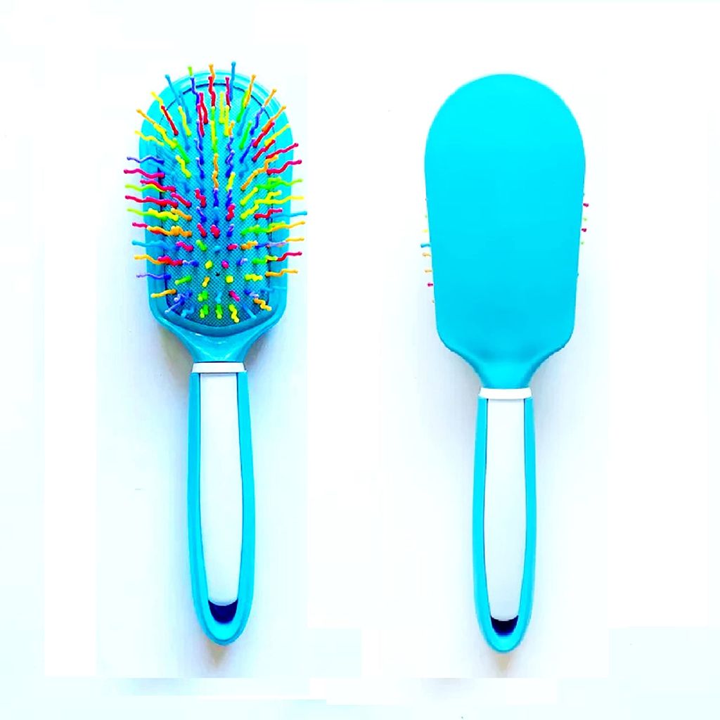 Q D Paddle Brush hair Detangle, Professional Styling Hair Brush For Men Women Blow Drying,Detangle, Smoothning Use For Detangling, Smoothening & Adding Volume view 2