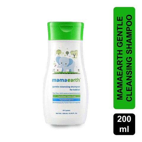Mamaearth Gentle Cleansing Shampoo For Babies, 200 ml Bottle view 2