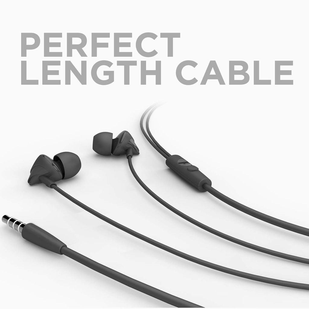 boAt Bassheads 100 in Ear Wired Earphones with Mic view 2