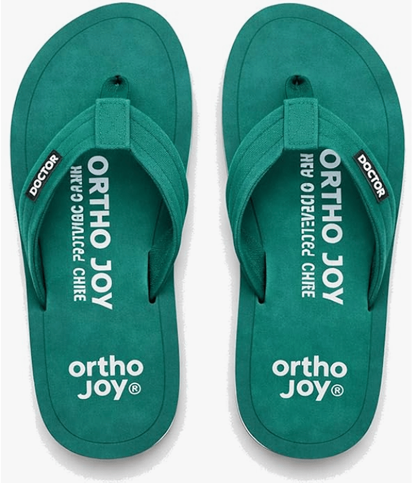 ORTHO JOY Sea Green Men's Daily Slipper view 2