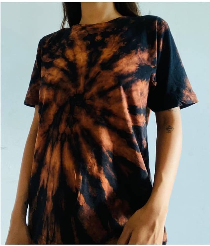 Body Concept Women Cotton Dyed Regular Fit Round Neck T-Shirt ( Black )