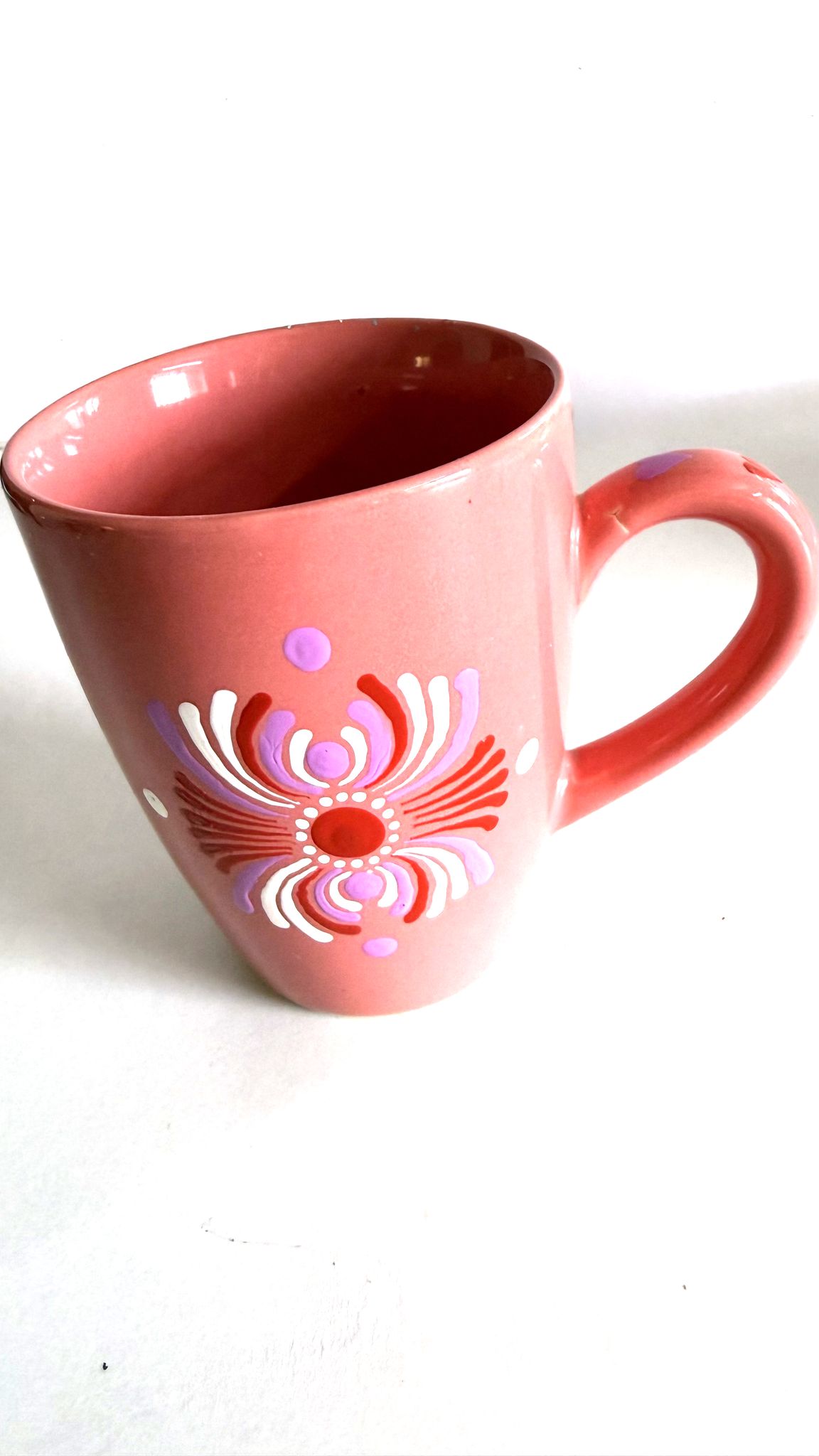 Hand-Painted Mandala Coffee Mug – Ceramic Tea Cup for Home, Office & Gifting