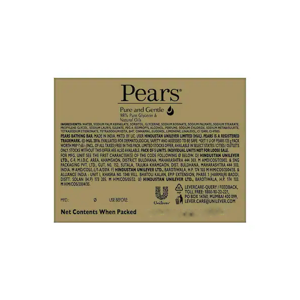 Pears Soap 4 Pack view 2