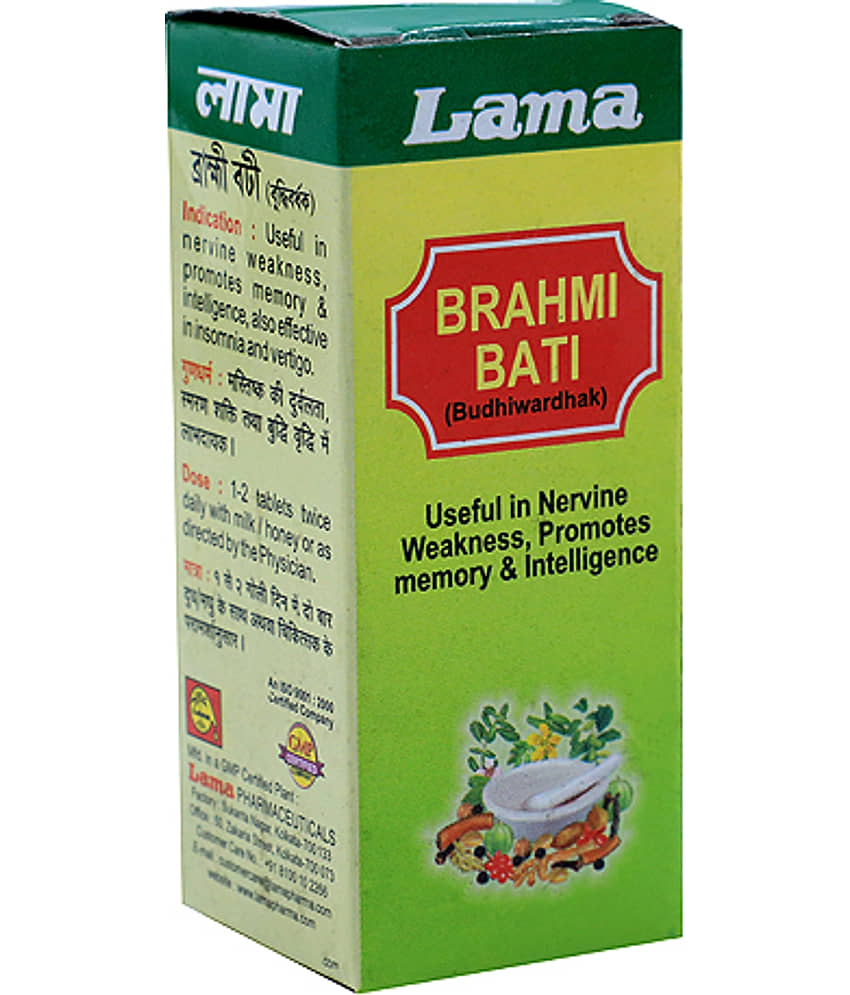 Lama Brahmi Bati - Budhiwardhak Tablet 30 No.S Pack of 3 view 2