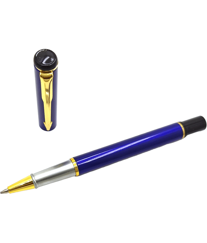 auteur Executive 801 Blue Color Roller Ball Pen Set of 2 Best Pen Gift Set. view 2