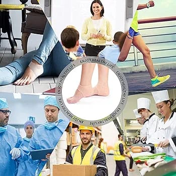 Gel Heel Cups for Heel Pain, Plantar Fasciitis, Bone Spur, Dry Cracked Heels - 1 Pairs view 2