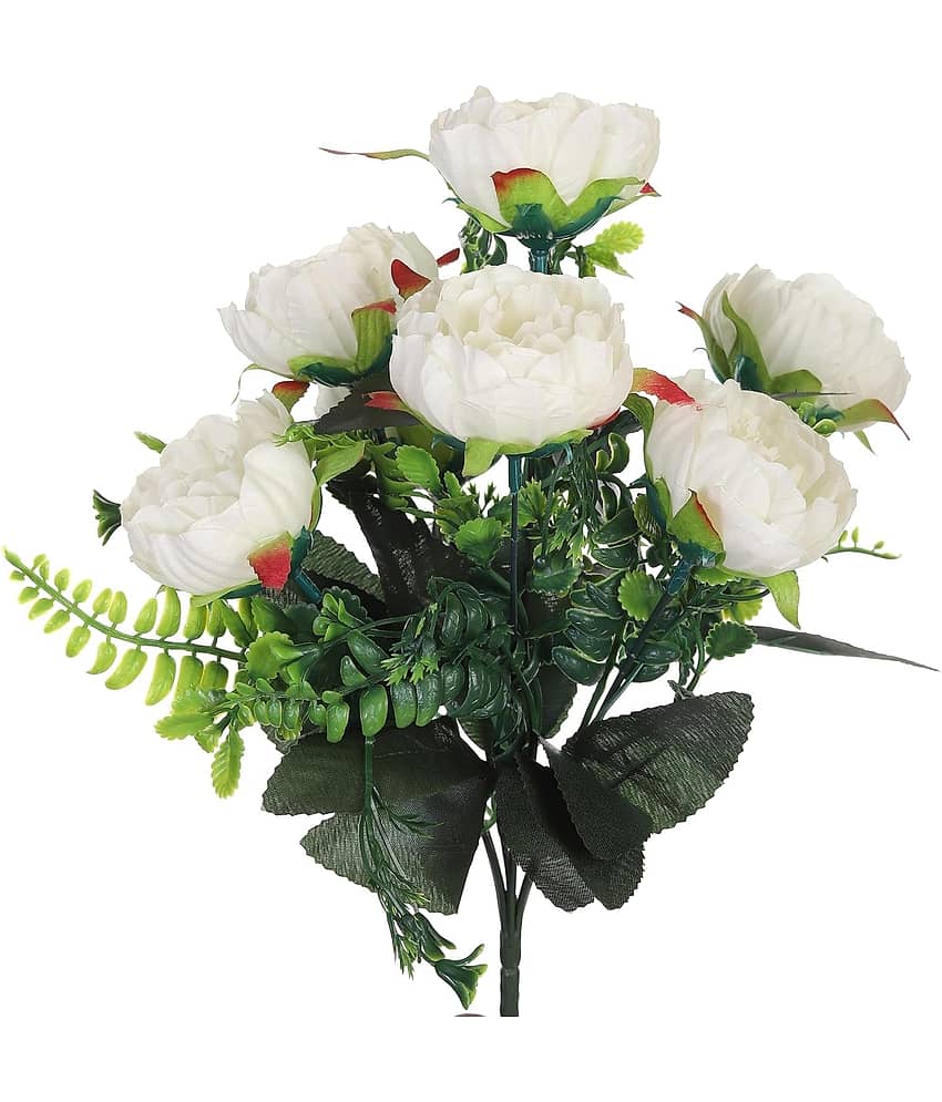 RealPBR - White Rose Artificial Flower ( Pack of 1 ) view 2