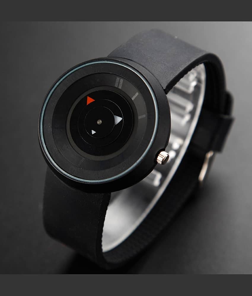 Trex Black Silicon Analog Men's Watch view 2