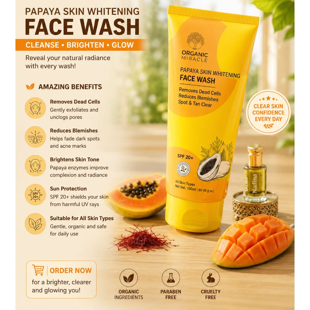 Elegantra Radiant Glow Face Wash (100ml Each - Pack of 2) | Daily Deep Cleansing & Tan Removal Face Cleanser for Glowing Skin, Dark Spots & Uneven Skin Tone view 2