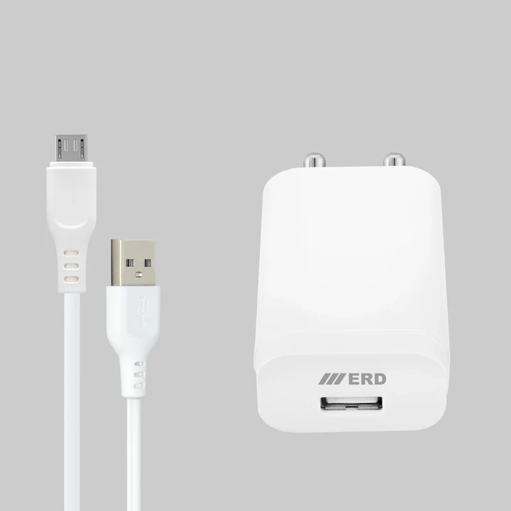 ERD TC-221 USB-A QC Charger With Micro Cable view 2