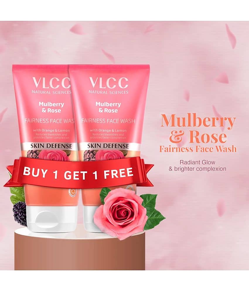 Vlcc Mulberry & Rose Facewash 300Ml Buy Oneget One Fairness & Cleansing view 2