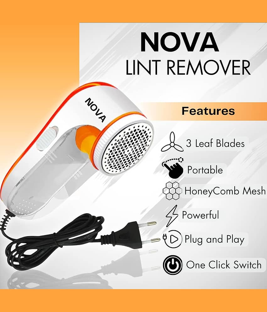 Electric Lint Remover and Fabric Shaver | Powerful Clothes Defuzzer for Sweaters, Blankets, Wool, Cotton, and Upholstery | Rechargeable, Portable, Easy to Clean, Gentle Yet Effective Fabric Care Tool view 2