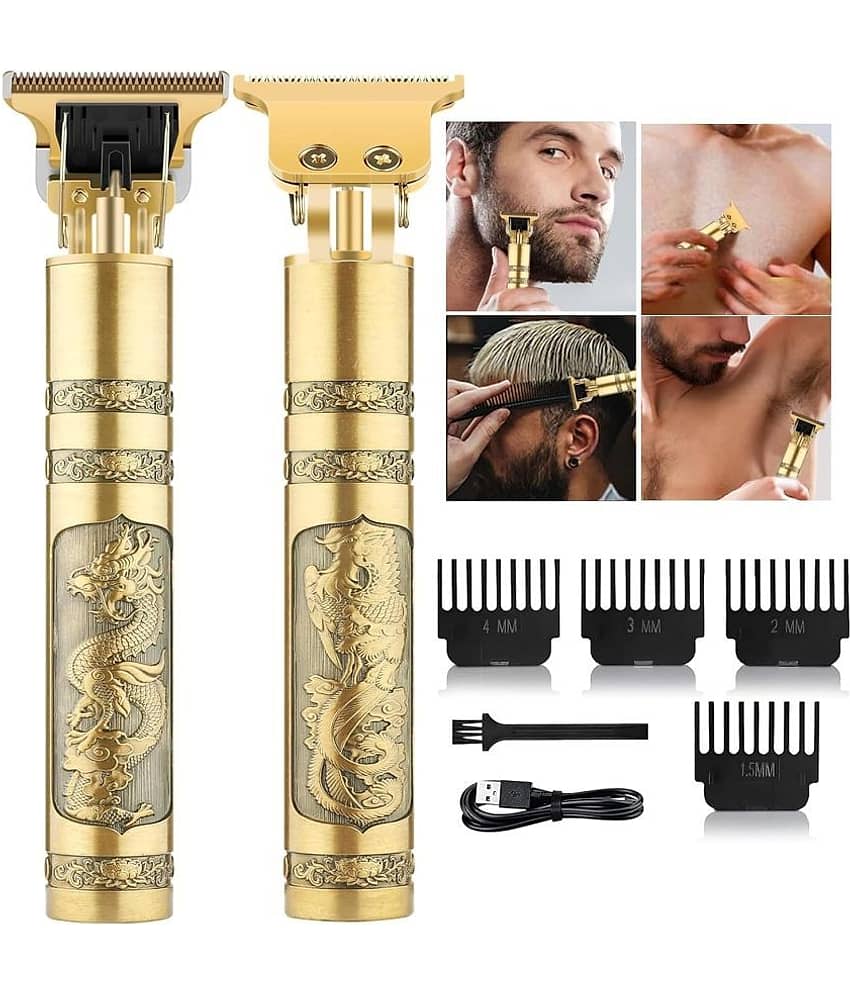 Gatih Hair Trimmer Gold Cordless Beard Trimmer With 120 minutes Runtime view 2
