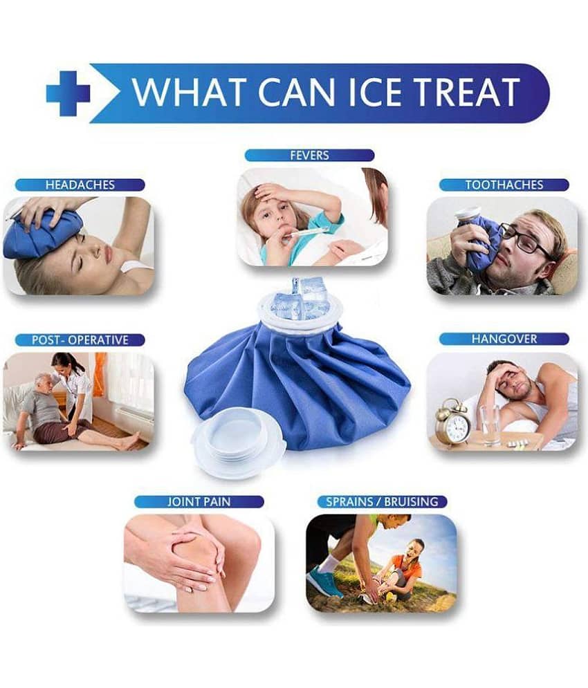 Shakuntla Ice Pack Bag for Pain Relief, Injuries & Cold Therapy Comes with Leak-free Colusre - 9 Inch Size (Assorted Colours) view 2