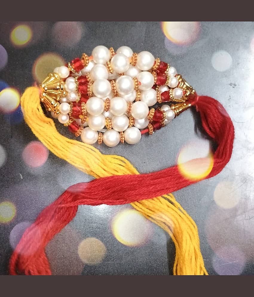 CHARKEE Fancy 12 Bhaiya Bhabhi Rakhi ( Pack of 12 , Multicolour ) view 2