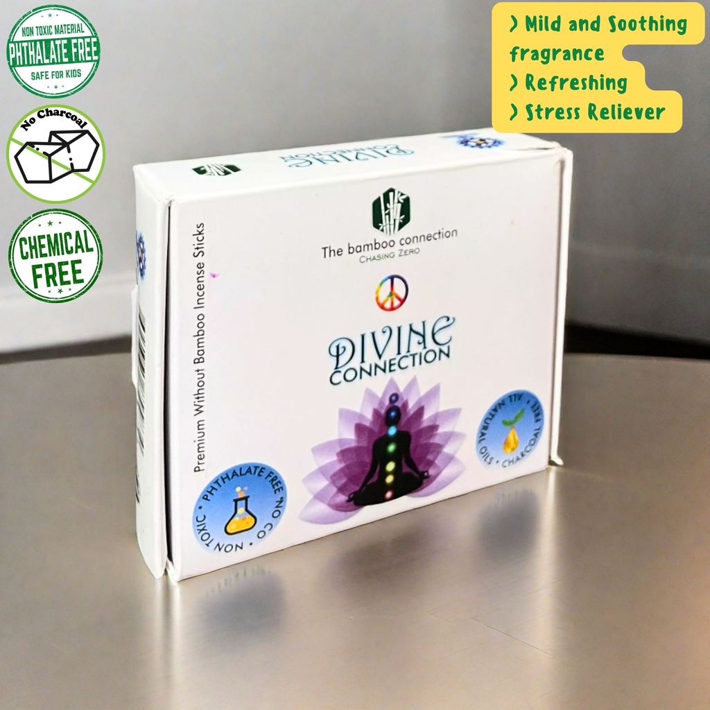 The Bamboo Connection | Love In India | Phthalate free, Charcoal free, Chemical free | Rose Fragrance | 100% Natural view 2