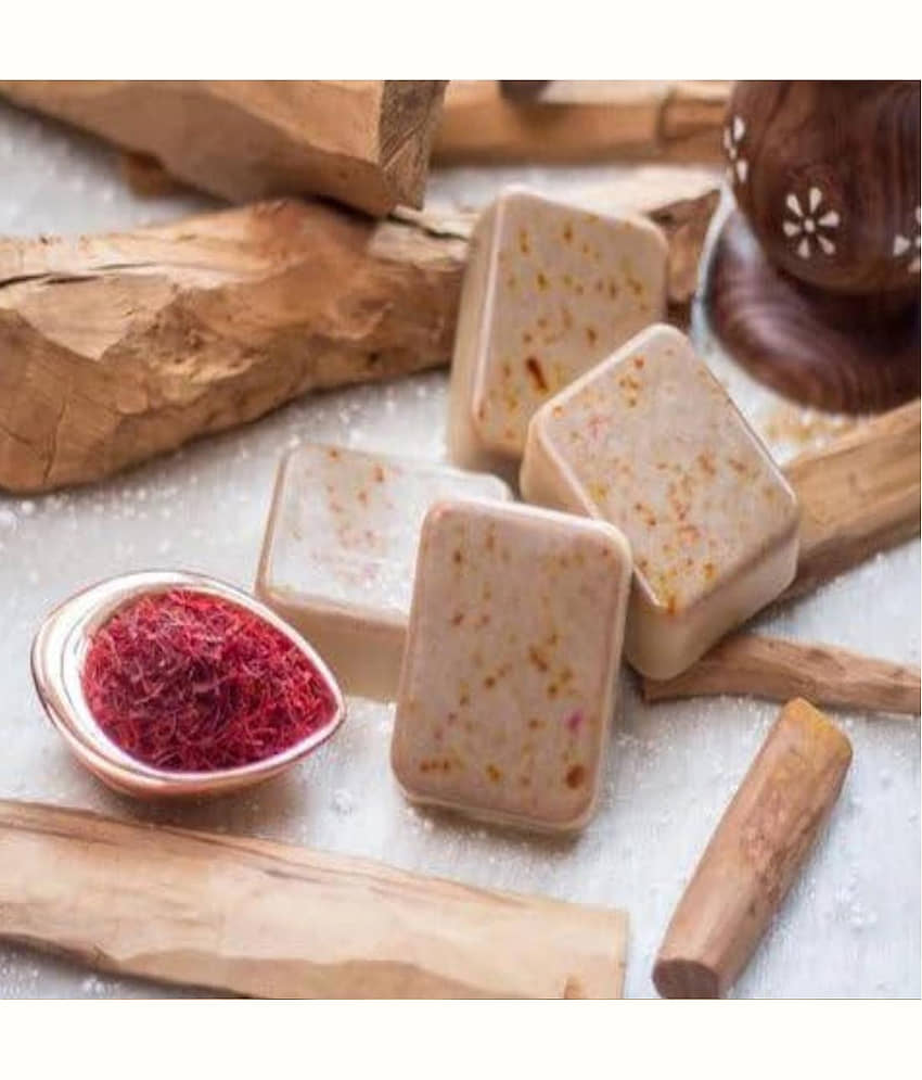 Elatiz Beauty Sandalwood & Saffron soap Magic Soap for All Skin Type ( Pack of 2 ) view 2