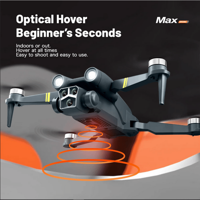 M3 Max Drone with Dual HD Camera, Dual Battery, Optical Flow Positioning, Obstacle Avoidance, Foldable RC Quadcopter for Kids, Beginners & Hobbyists view 2