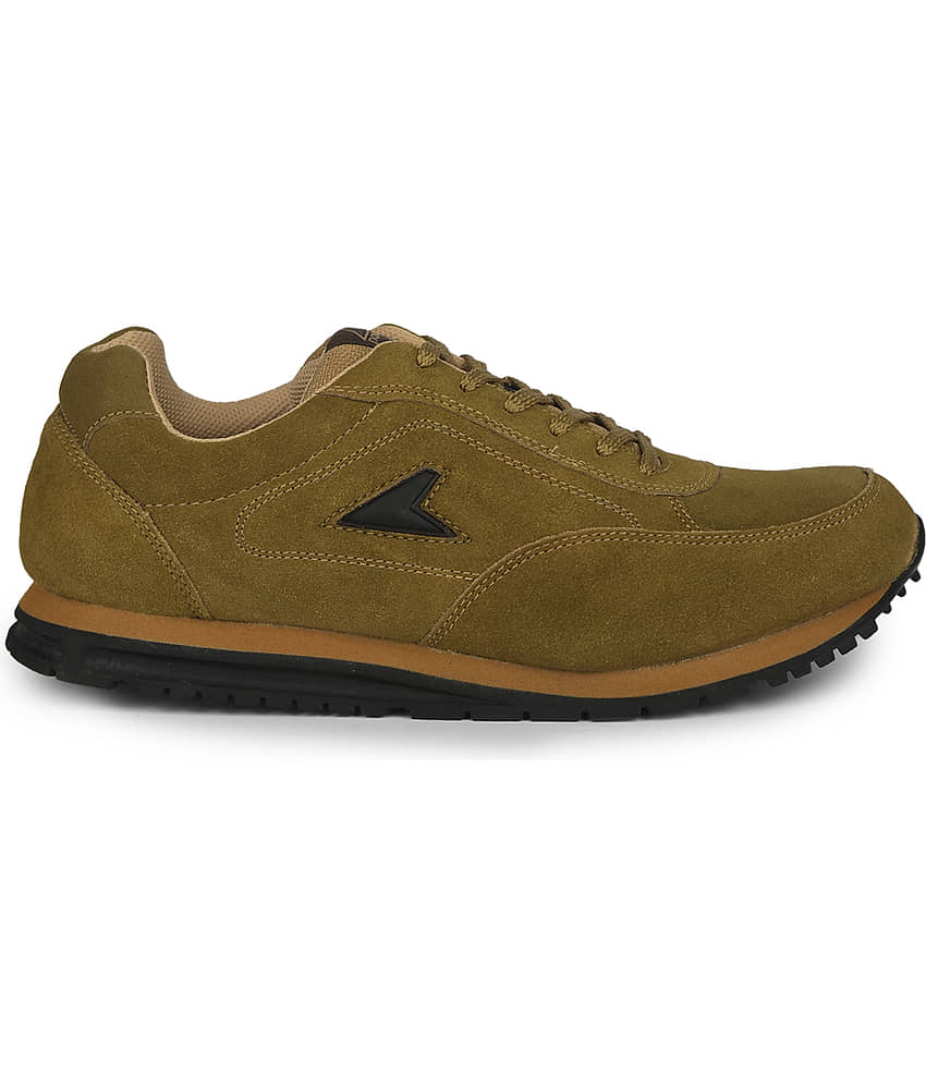 Power Men Casual Oxford Sports shoes Bronze Men's Outdoor Shoes view 2