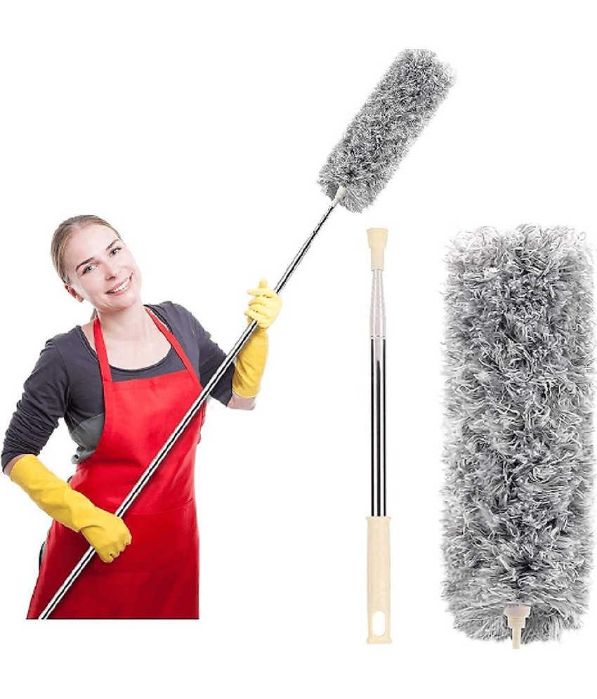 Qin Pin Microfibre Household Cleaning Microfiber Duster ( Pack of 1 )