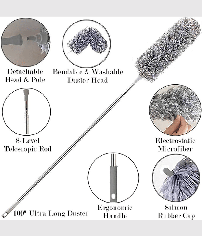 Qin Pin Microfibre Household Cleaning Microfiber Duster ( Pack of 1 ) view 2