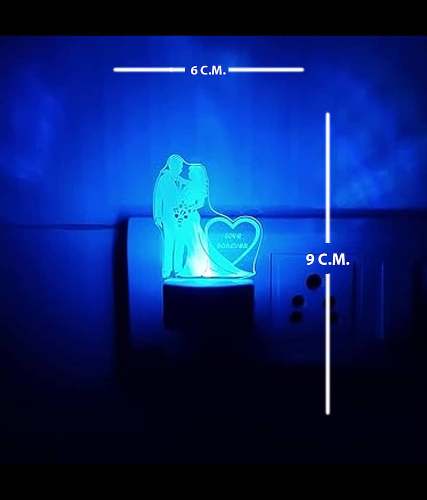 DIONA Night Lamp Couple Love You Forever Romantic Couple Valentines Day Gift view 2
