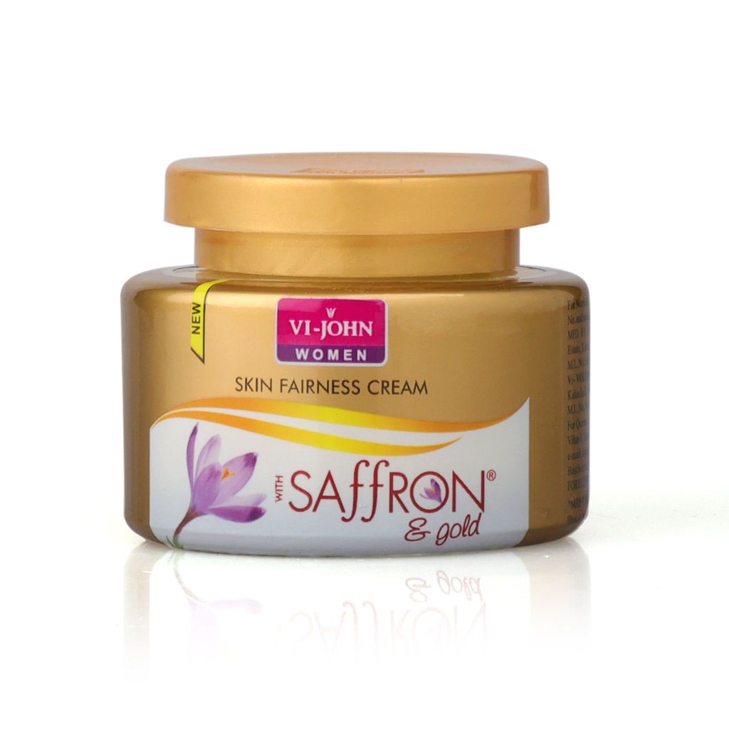 VI-JOHN Women Saffron & Gold Fairness Cream For Women 50 G Pack Of 4 200 G view 2