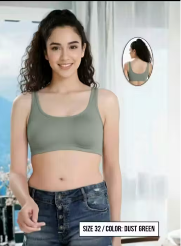 Women's Comfortable Crop Top Bra