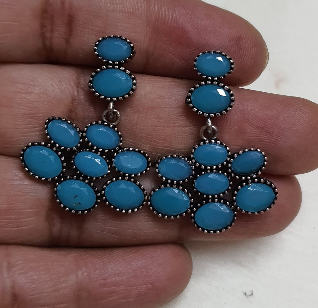 Glamvila Light Blue Stones Set view 2