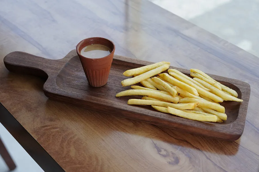 Masala Tea + Fries