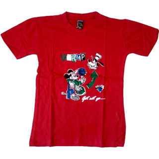 kavya Fashion Two Half Sleeve T shirt and Seven Light Sport Watch for Boy view 2